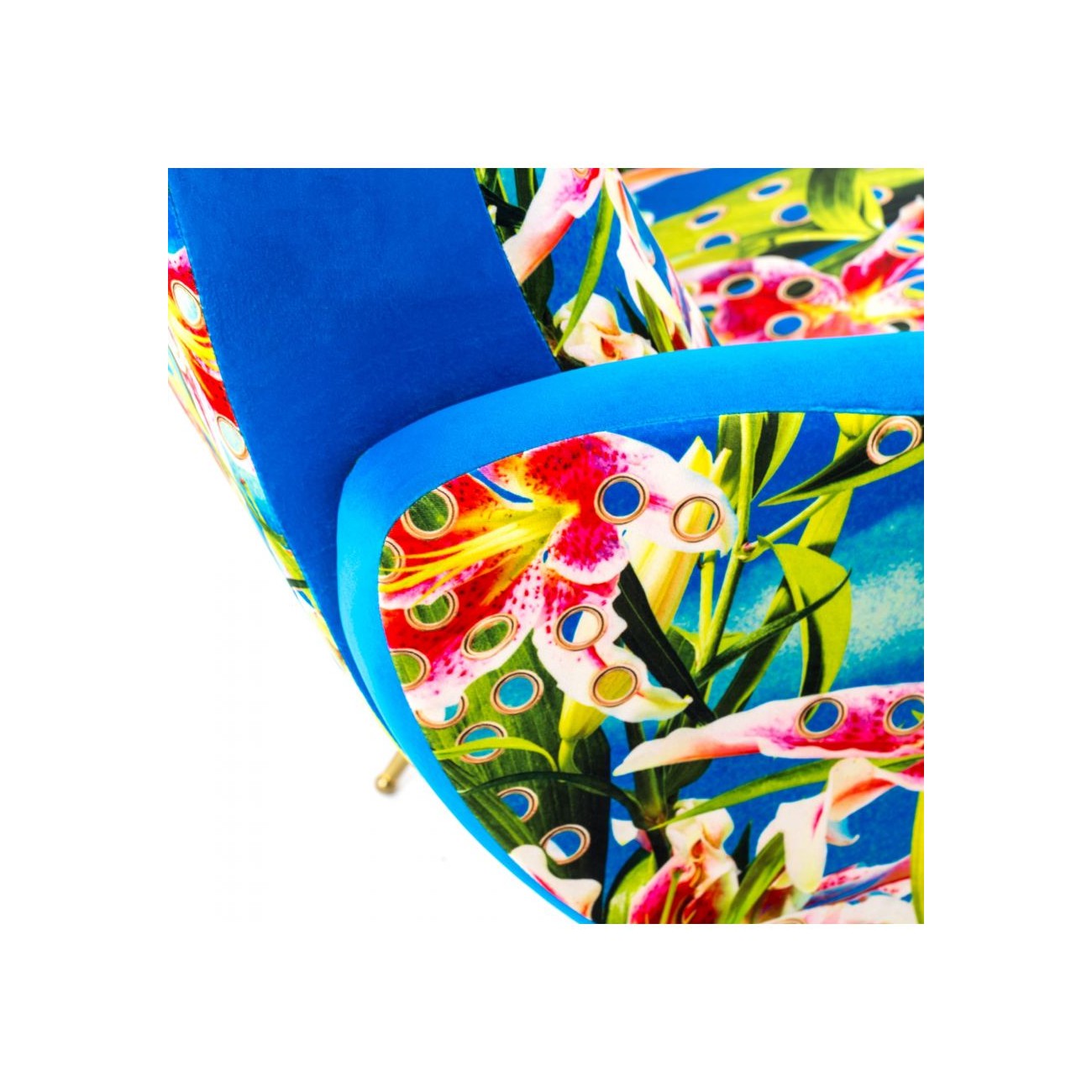 SELETTI Fauteuil - Fleurs avec des trous