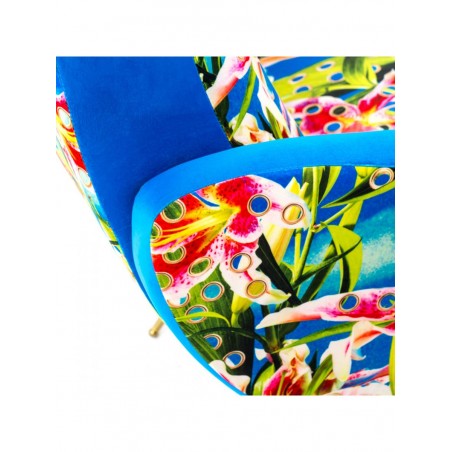SELETTI Fauteuil - Fleurs avec des trous