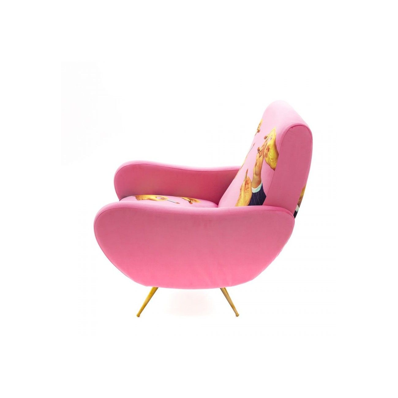 SELETTI Fauteuil - Rouges à lèvres rose