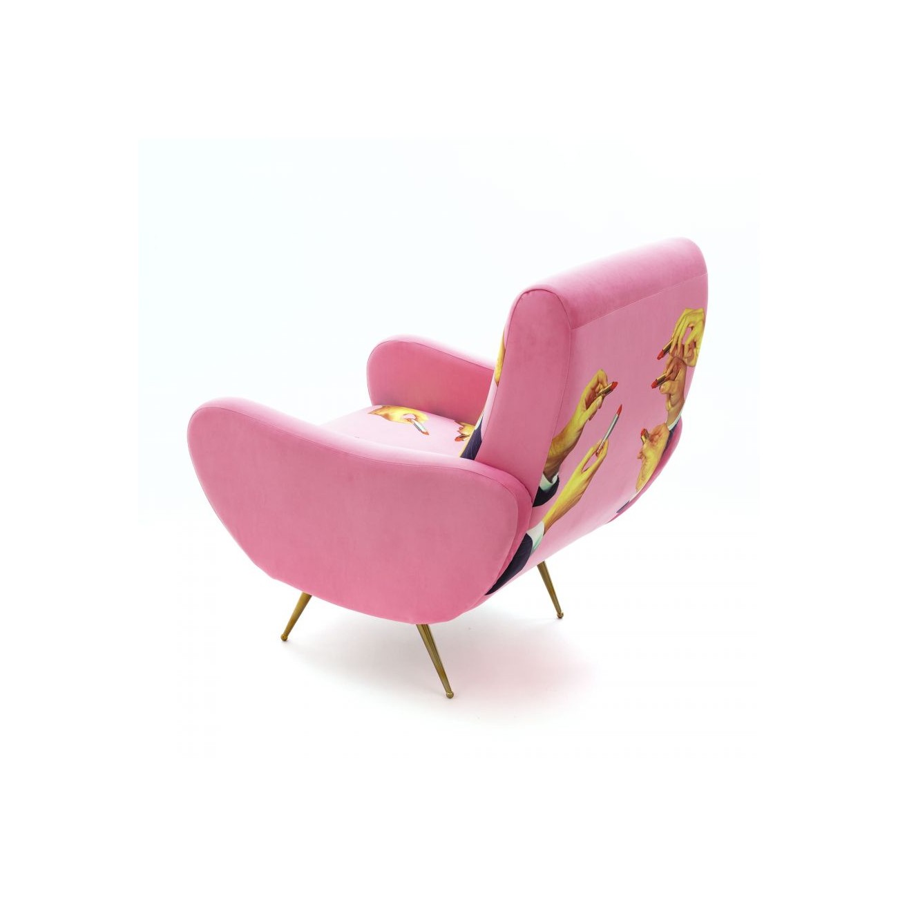 SELETTI Fauteuil - Rouges à lèvres rose