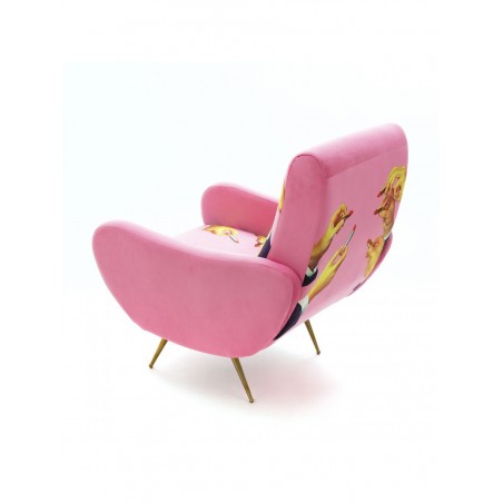 SELETTI Armchair - Lipstick pink
