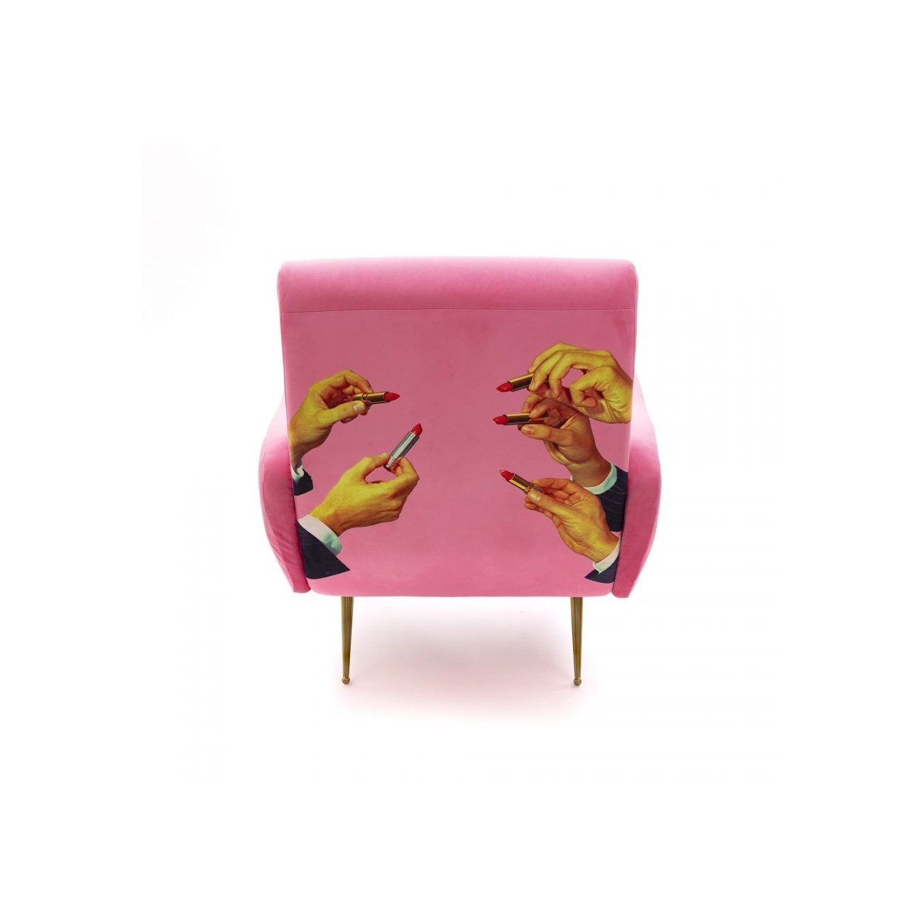 SELETTI Armchair - Lipstick pink
