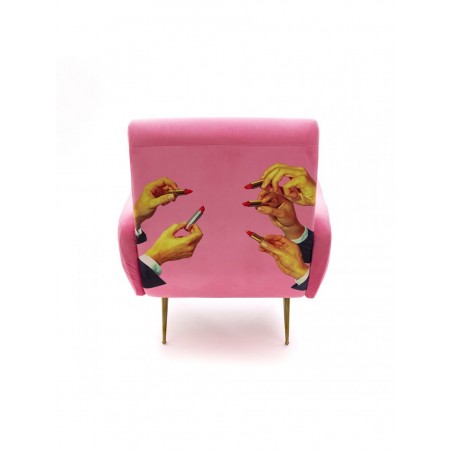SELETTI Fauteuil - Rouges à lèvres rose