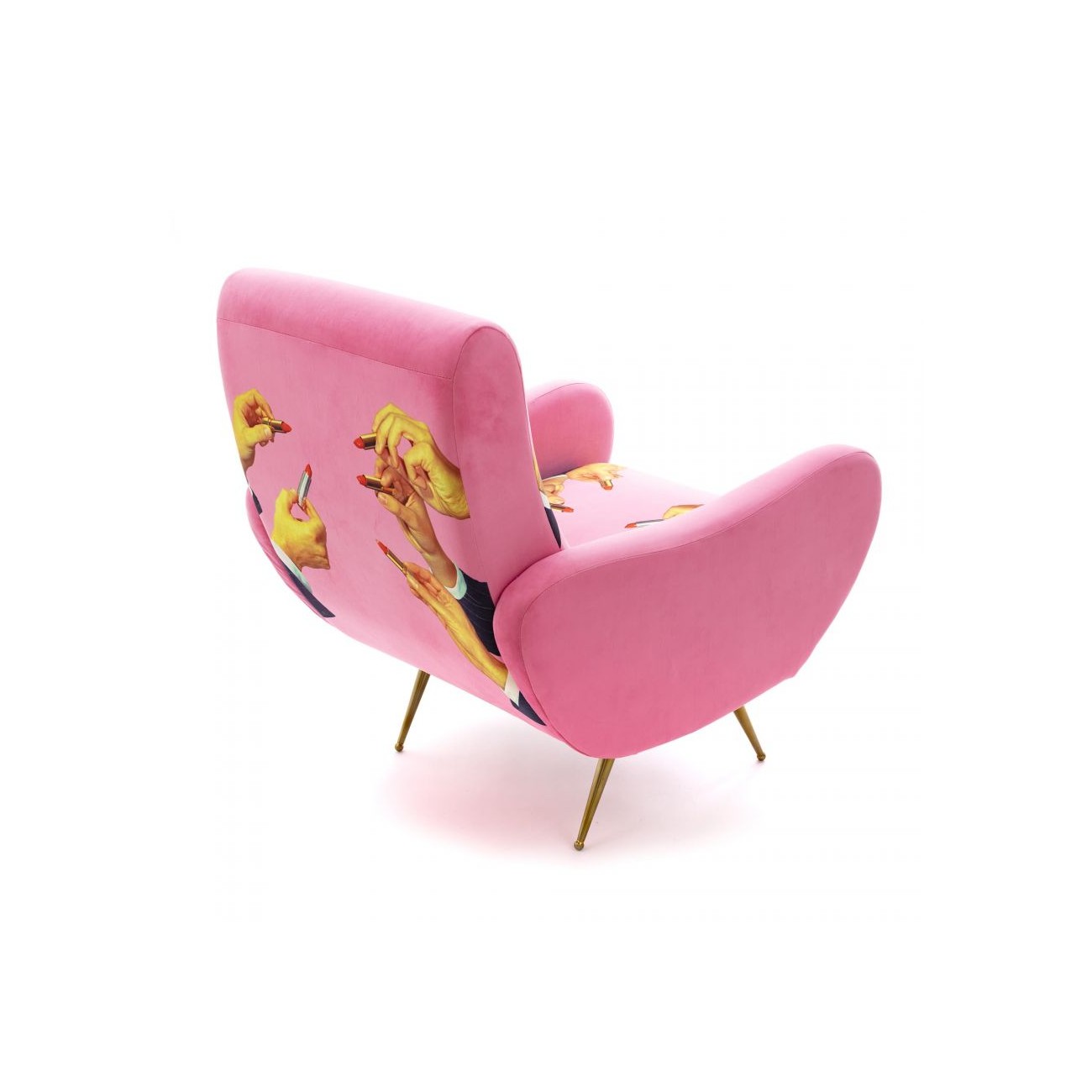 SELETTI Armchair - Lipstick pink
