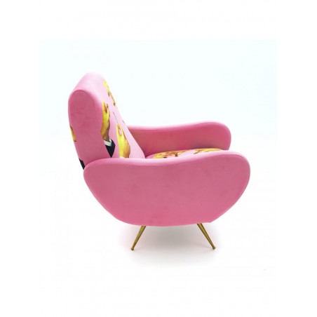 SELETTI Fauteuil - Rouges à lèvres rose