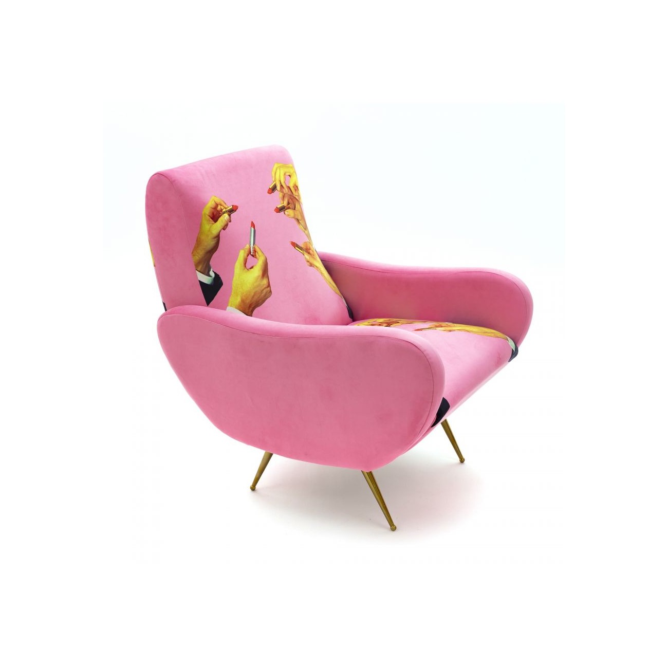 SELETTI Fauteuil - Rouges à lèvres rose