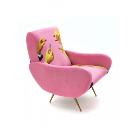 SELETTI Fauteuil - Rouges à lèvres rose
