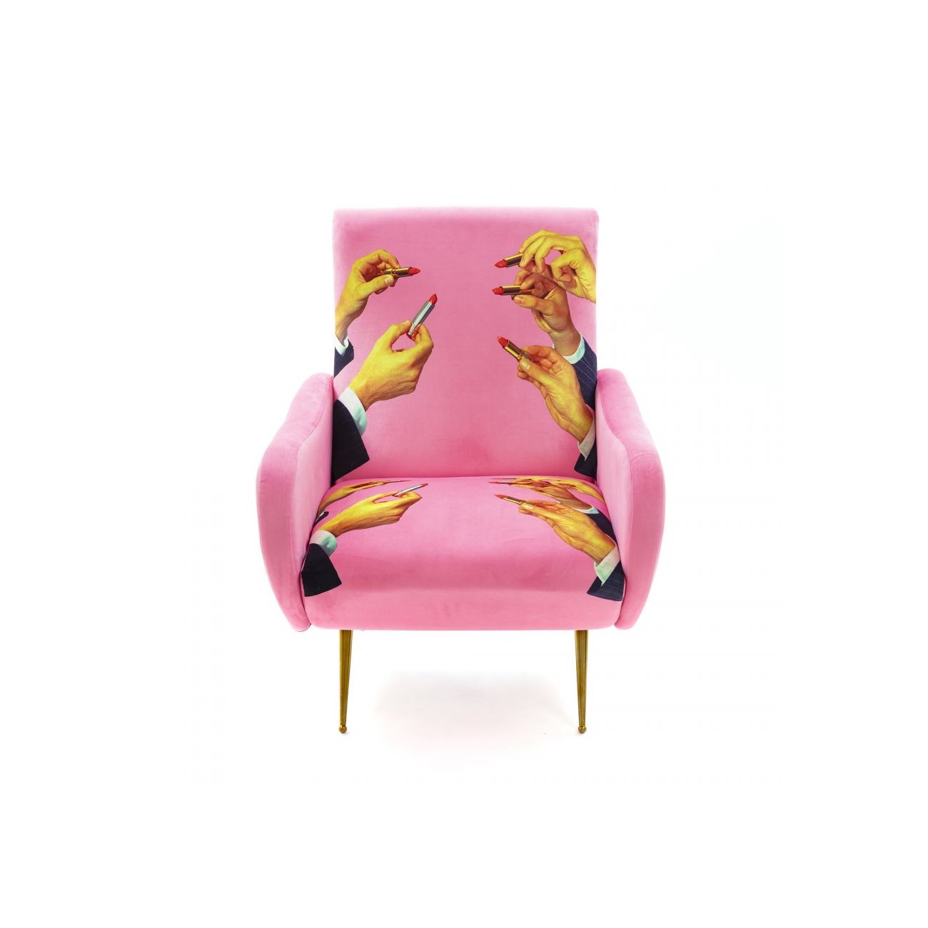 SELETTI Fauteuil - Rouges à lèvres rose