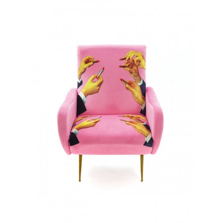 SELETTI Fauteuil - Rouges à lèvres rose