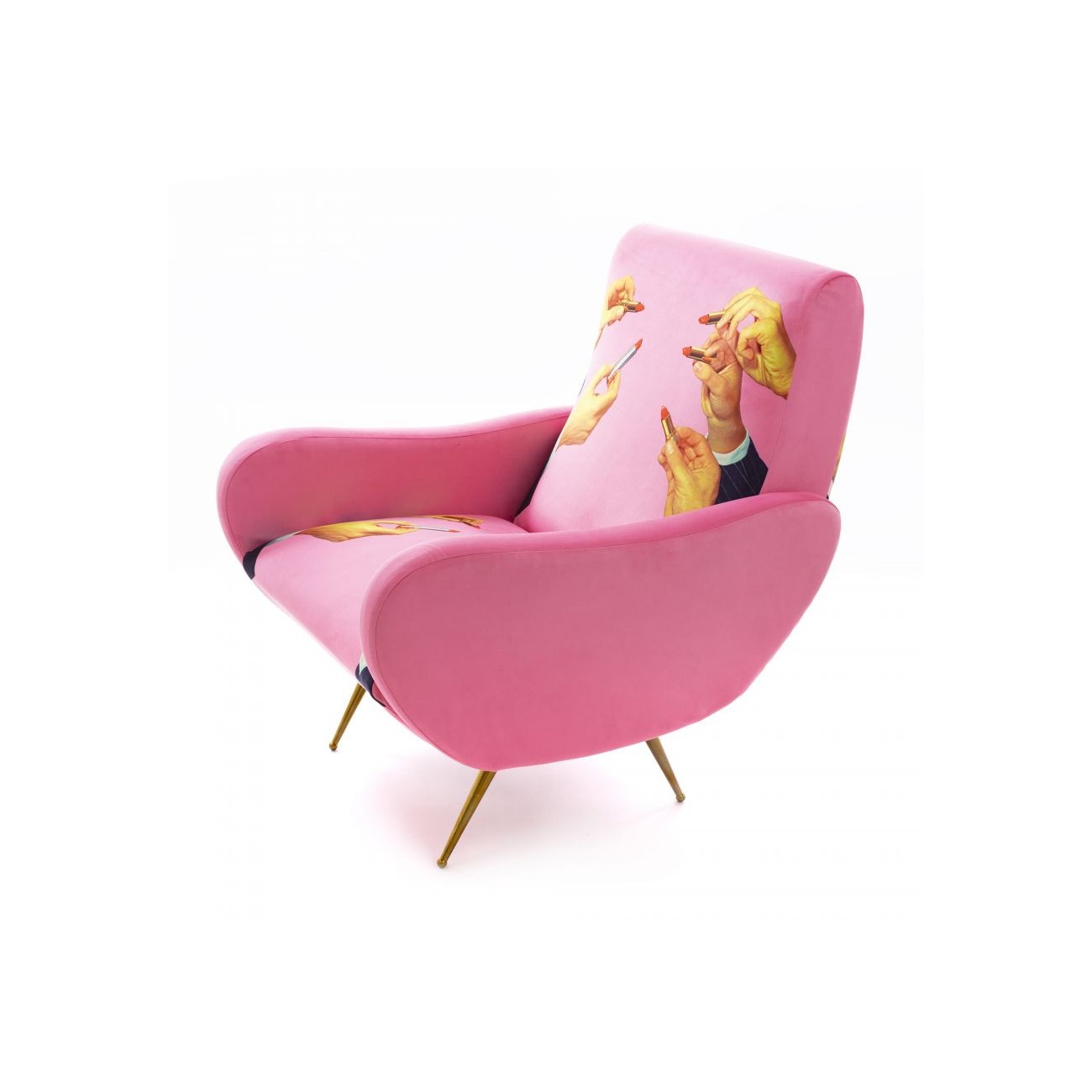 SELETTI Fauteuil - Rouges à lèvres rose