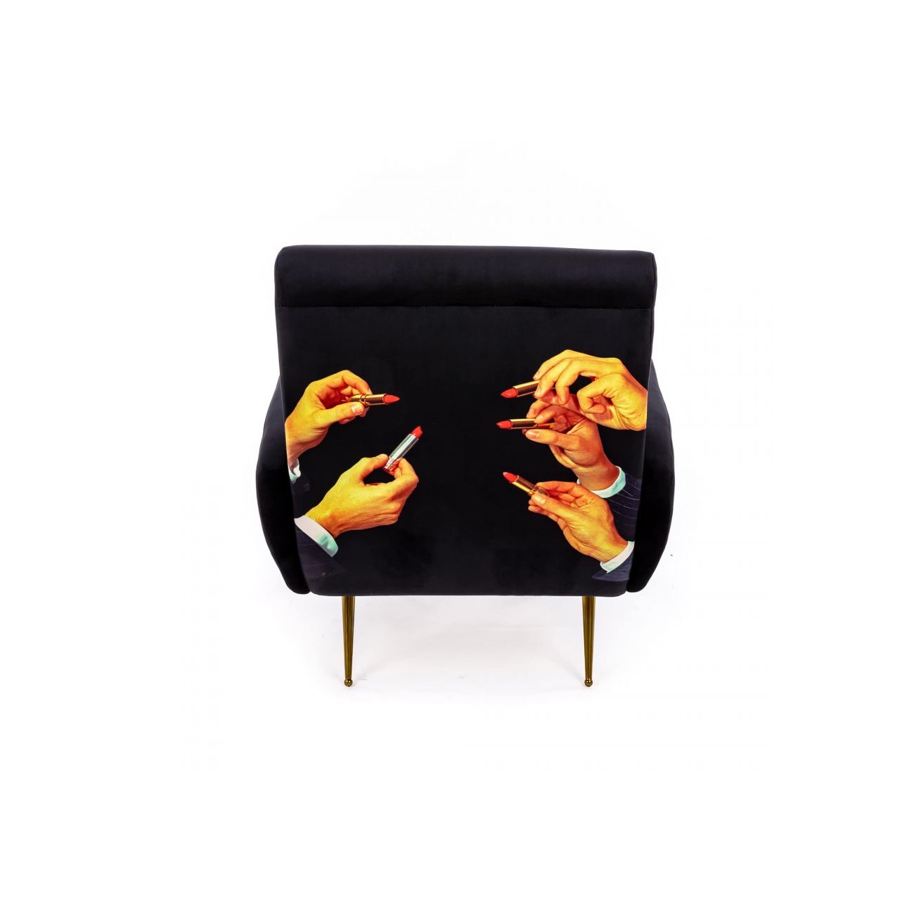 SELETTI Armchair - Lipsticks black