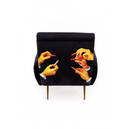 SELETTI Fauteuil - Rouges à lèvres noire