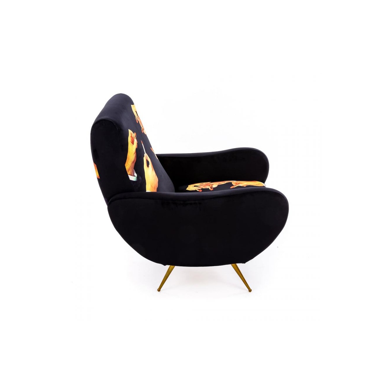 SELETTI Armchair - Lipsticks black