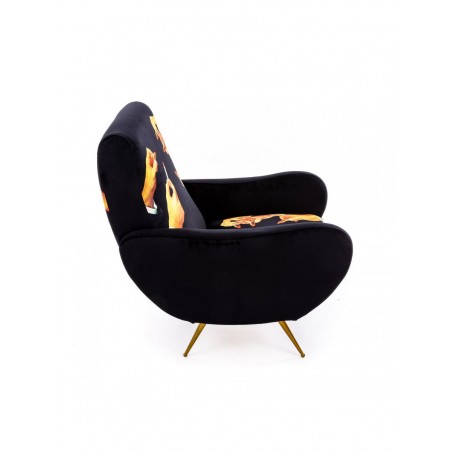 SELETTI Armchair - Lipsticks black