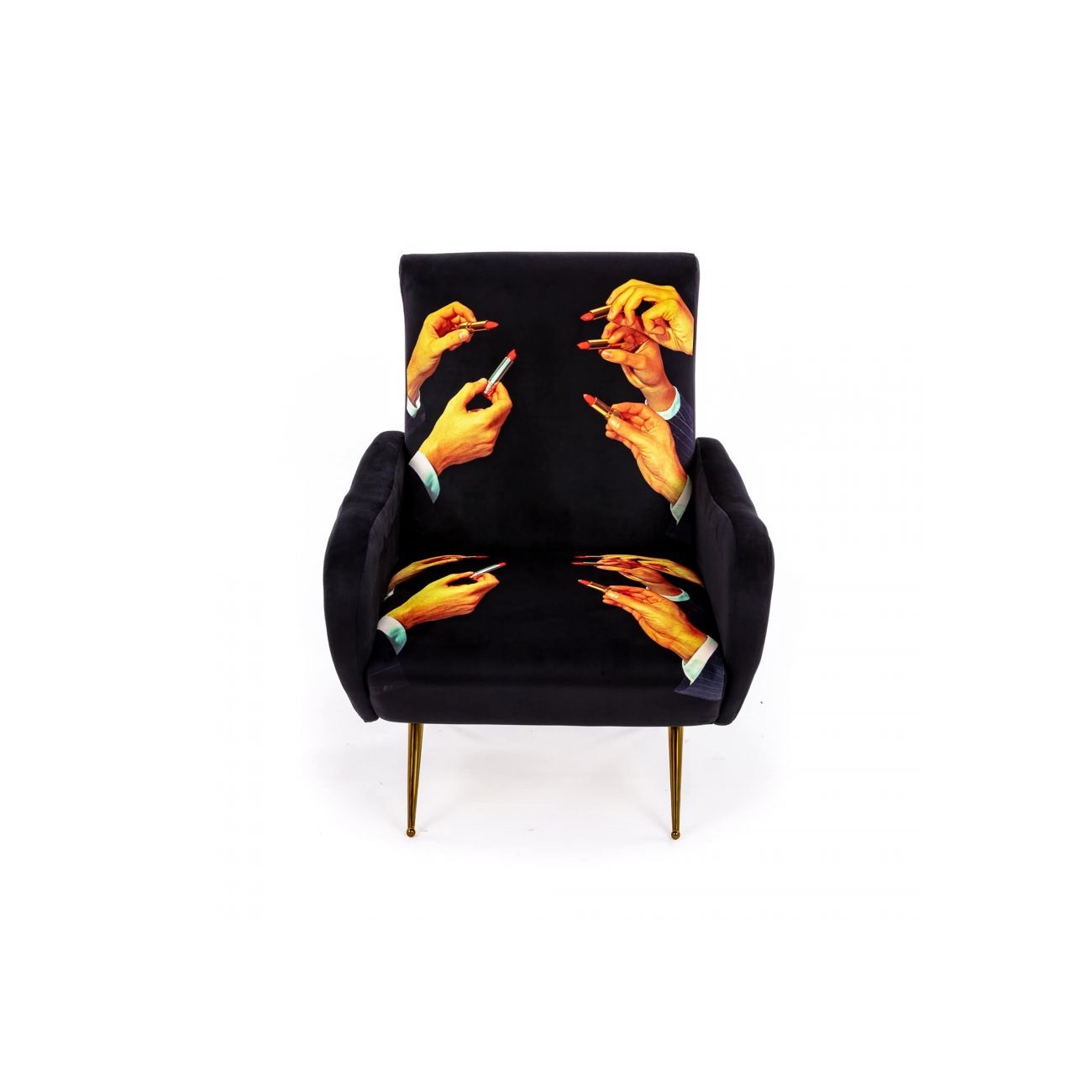SELETTI Armchair - Lipsticks black
