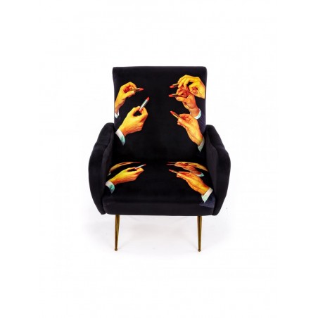 SELETTI Armchair - Lipsticks black