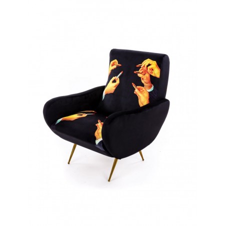 SELETTI Armchair - Lipsticks black