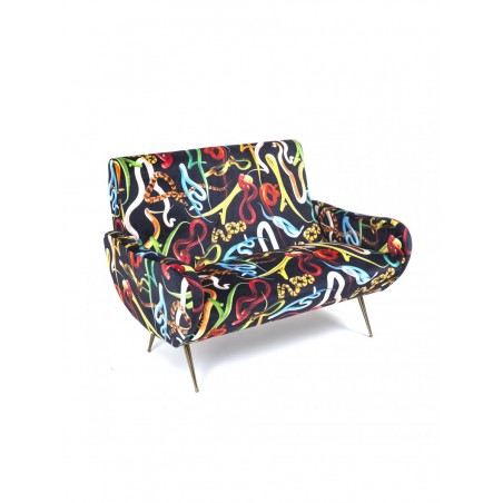 SELETTI Sofa a Due Sedute Serpenti