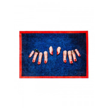 SELETTI Rectangular rug - Fingers