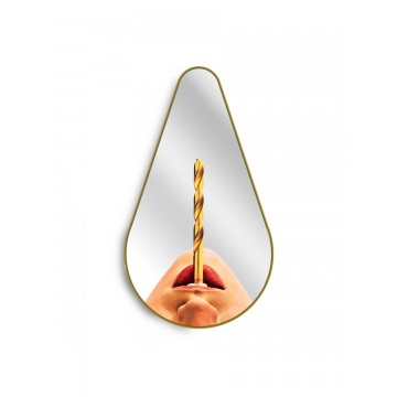 SELETTI  Specchio Cornice Oro Pera - Trapano