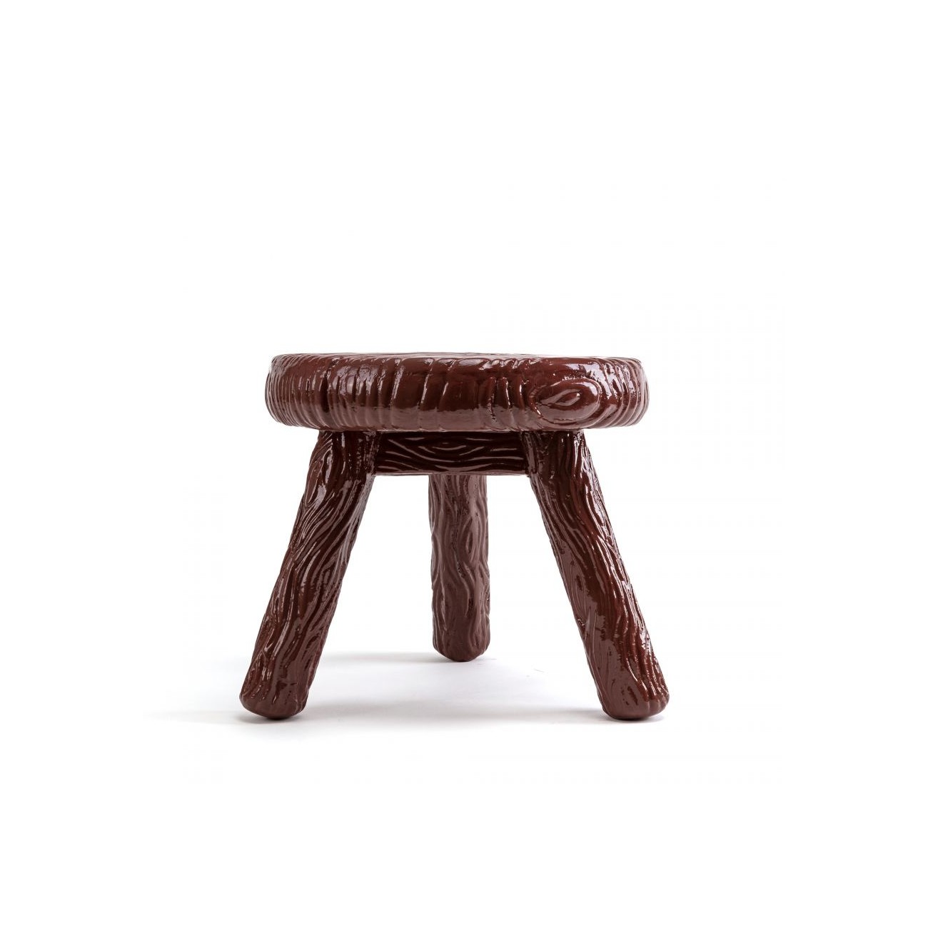 SELETTI Milk stool - Brown