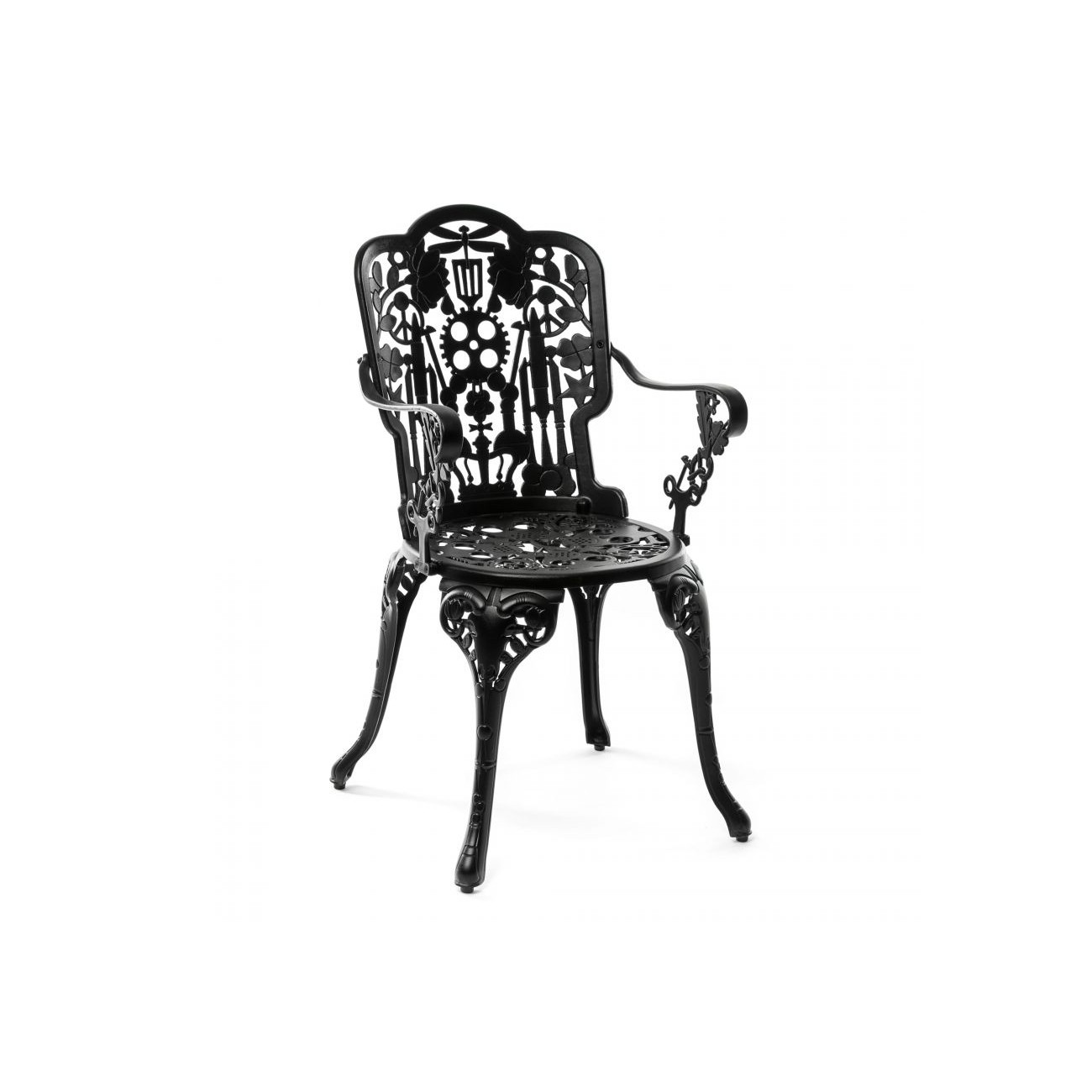 SELETTI Industry Collection Fauteuil en aluminium