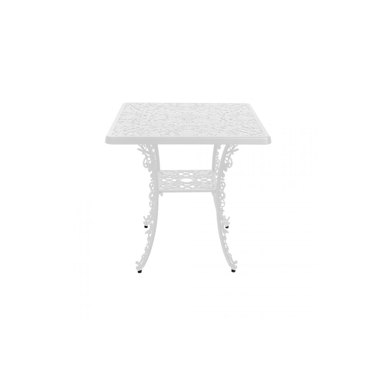 SELETTI Industry Collection Tavolo Quadrato di Alluminio