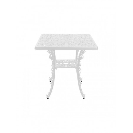 SELETTI Industry Collection Tavolo Quadrato di Alluminio