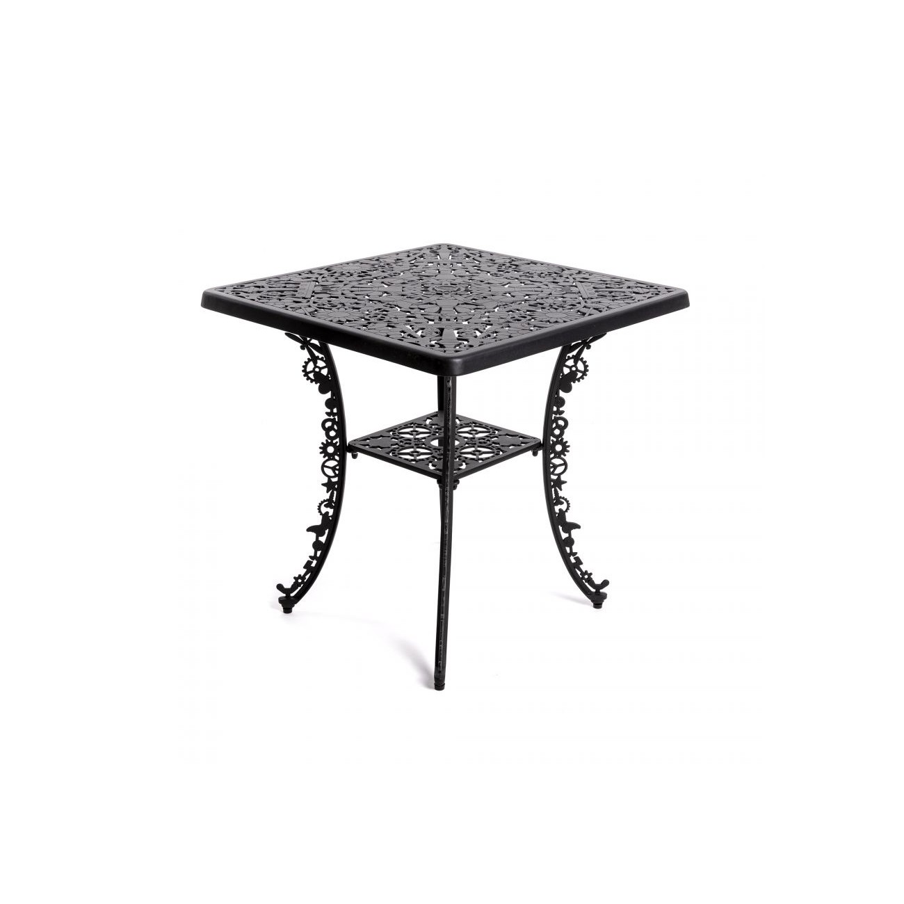 SELETTI Industry Collection Tavolo Quadrato di Alluminio