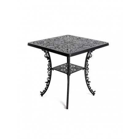 SELETTI Industry Collection Tavolo Quadrato di Alluminio