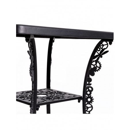 SELETTI Industry Collection Tavolo Quadrato di Alluminio