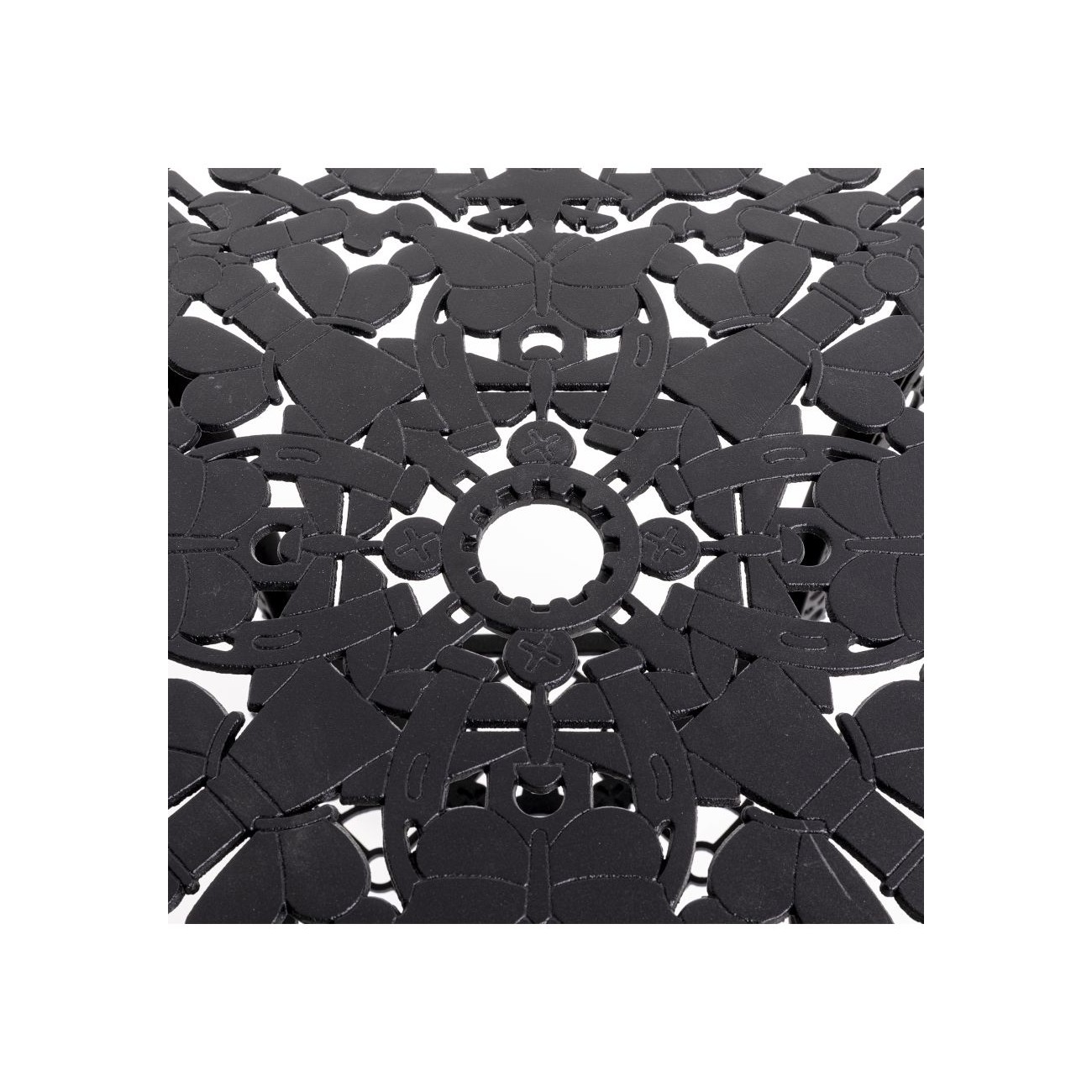 SELETTI Industry Collection Tavolo Quadrato di Alluminio