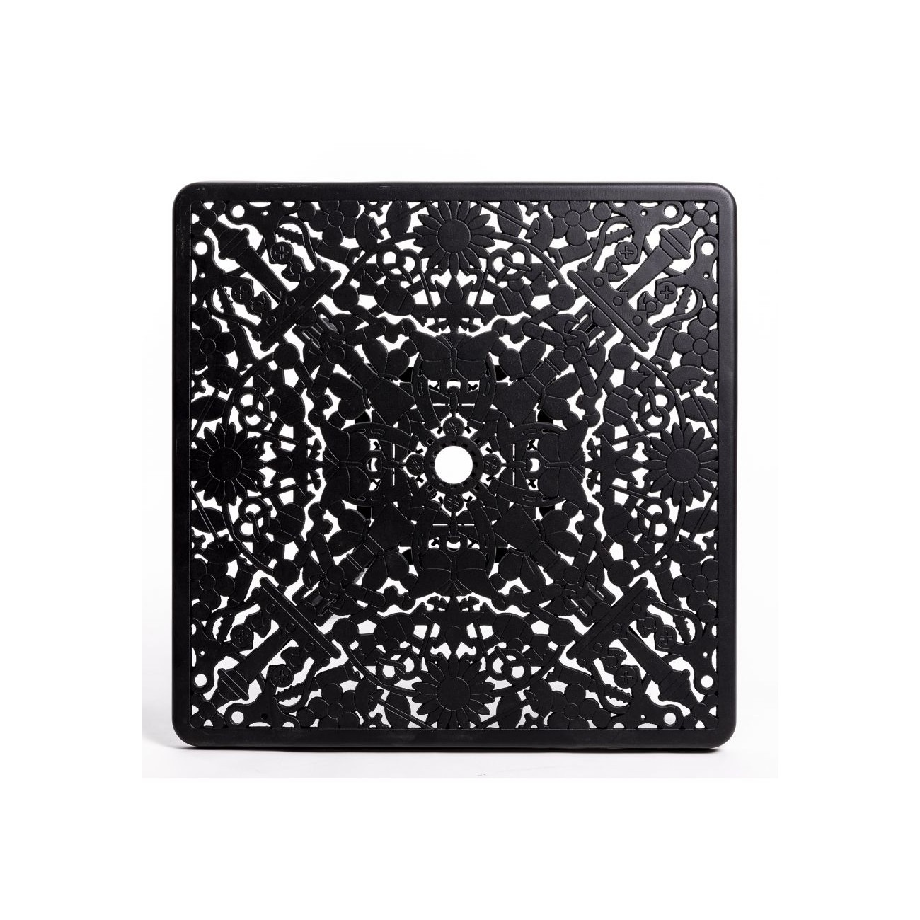 SELETTI Industry Collection Tavolo Quadrato di Alluminio