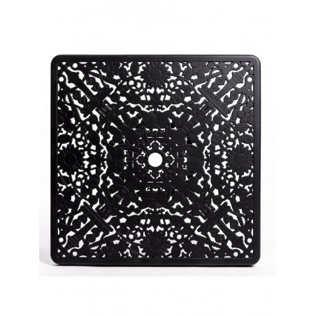 SELETTI Industry Collection Tavolo Quadrato di Alluminio