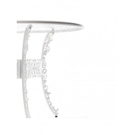 SELETTI Industry Collection Table ovale en aluminium