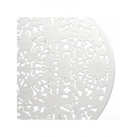 SELETTI Industry Collection Table ovale en aluminium