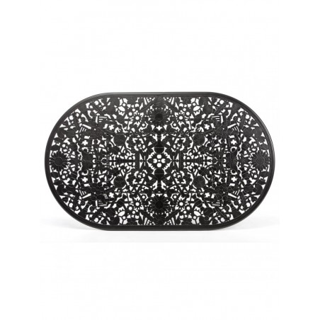 SELETTI Industry Collection Table ovale en aluminium