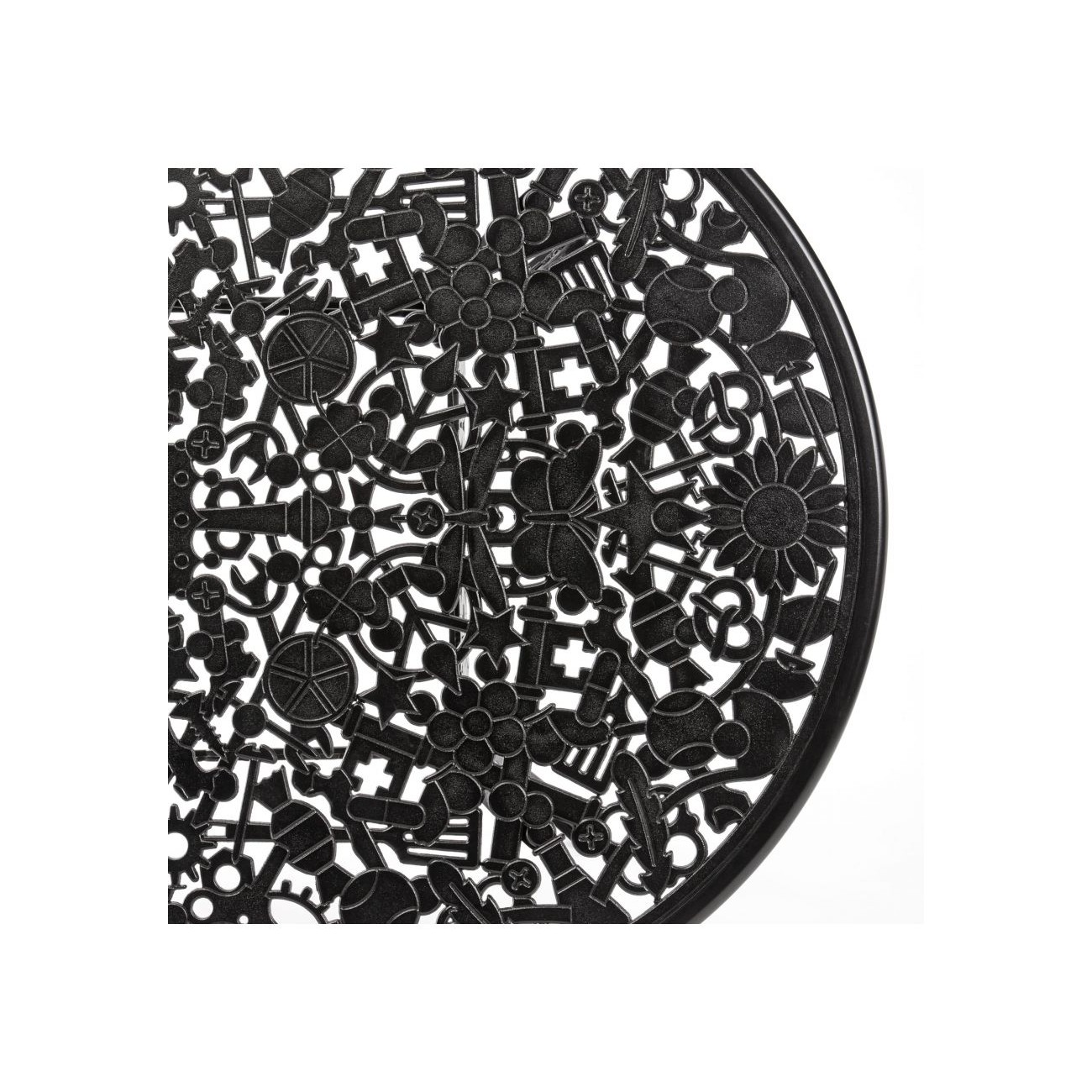 SELETTI Industry Collection Table ovale en aluminium