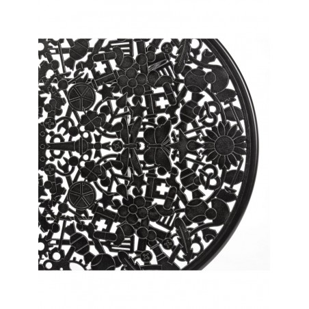 SELETTI Industry Collection Table ovale en aluminium