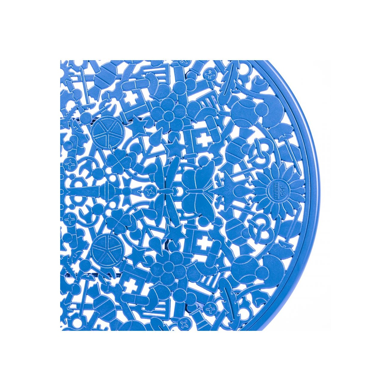 SELETTI Industry Collection Table ovale en aluminium