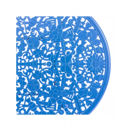 SELETTI Industry Collection Table ovale en aluminium