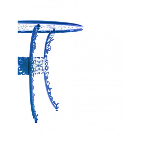 SELETTI Industry Collection Table ovale en aluminium