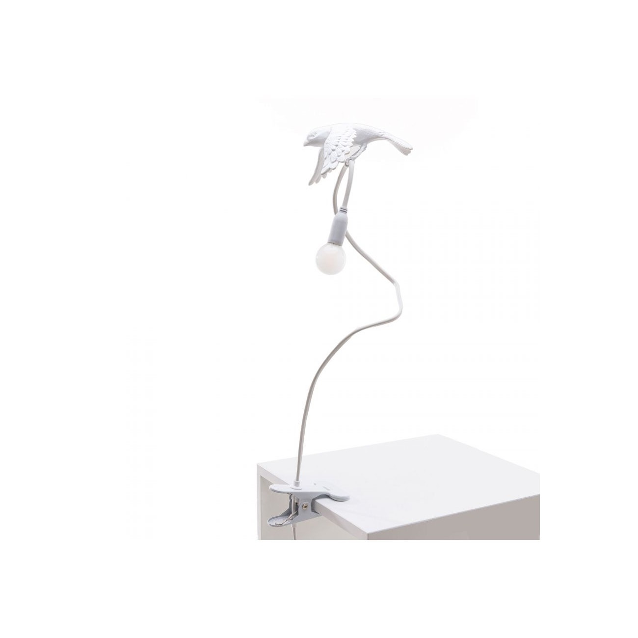 SELETTI Sparrow Lampe avec pince - Décollage