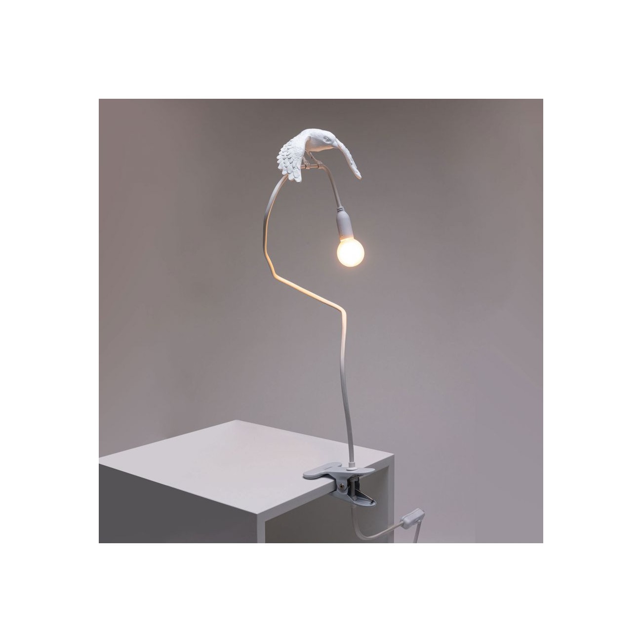 SELETTI Sparrow Lamp with clamp - Take-off