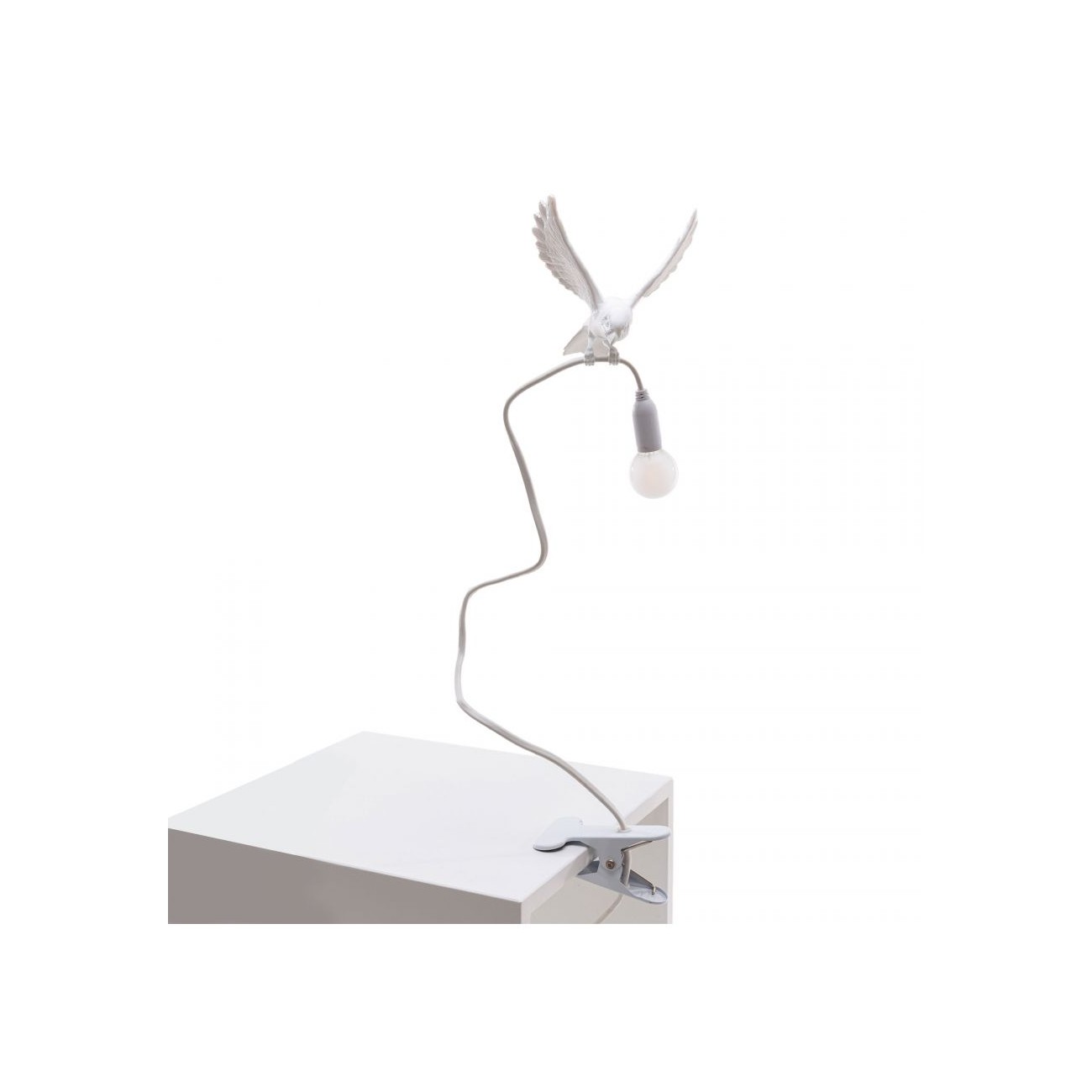 SELETTI Sparrow Lamp with clamp - Landing