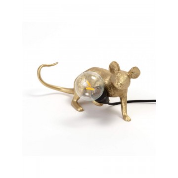 SELETTI Lampe - Souris Or