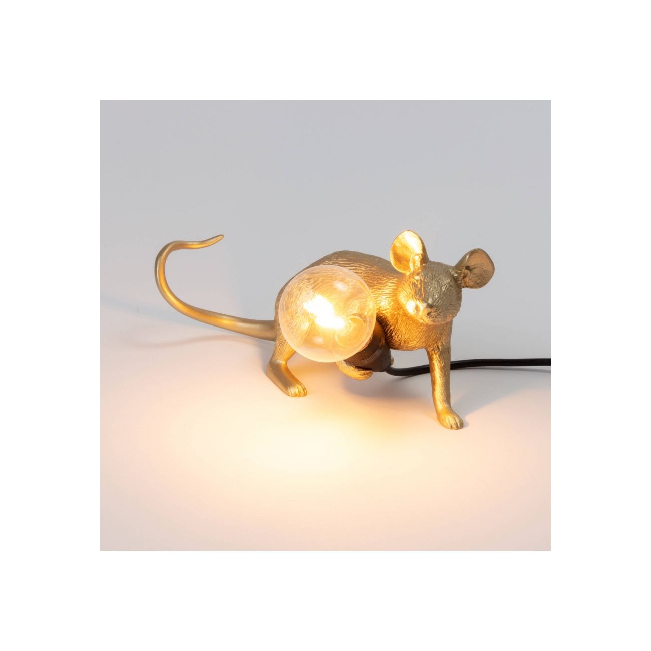 SELETTI Lampe - Souris Or