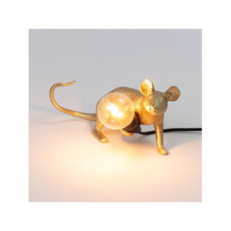 SELETTI Lampe - Souris Or