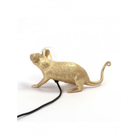 SELETTI Lampe - Souris Or