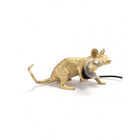 SELETTI Lampe - Souris Or